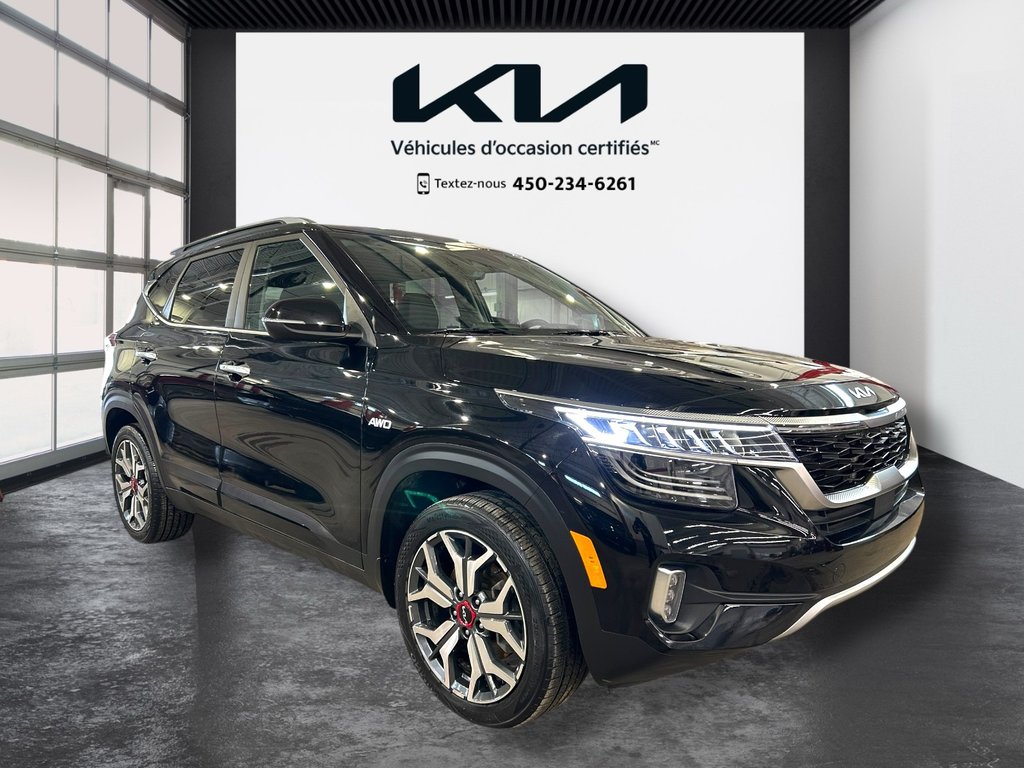 Kia Seltos SX Turbo, JAMAIS ACCIDENTÉ, CUIR, TOIT, AWD, GPS 2023 à Mirabel, Québec - 41 - w1024h768px