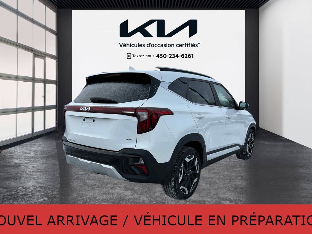 Kia Seltos SX, JAMAIS ACCIDENTÉ, CUIR, TOIT, AWD, GPS, MAGS 2025 à Mirabel, Québec - 32 - w1024h768px