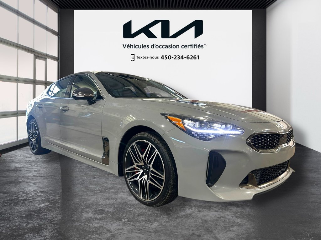 Kia Stinger GT ELITE, JAMAIS ACCIDENTÉ, AWD, CUIR, TOIT, V6 2023 à Mirabel, Québec - 45 - w1024h768px