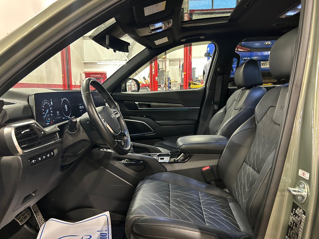 Kia Telluride X-LINE, JAMAIS ACCIDENTÉ, 7 PASSAGERS, CUIR, AWD 2024 à Mirabel, Québec - 9 - w1024h768px