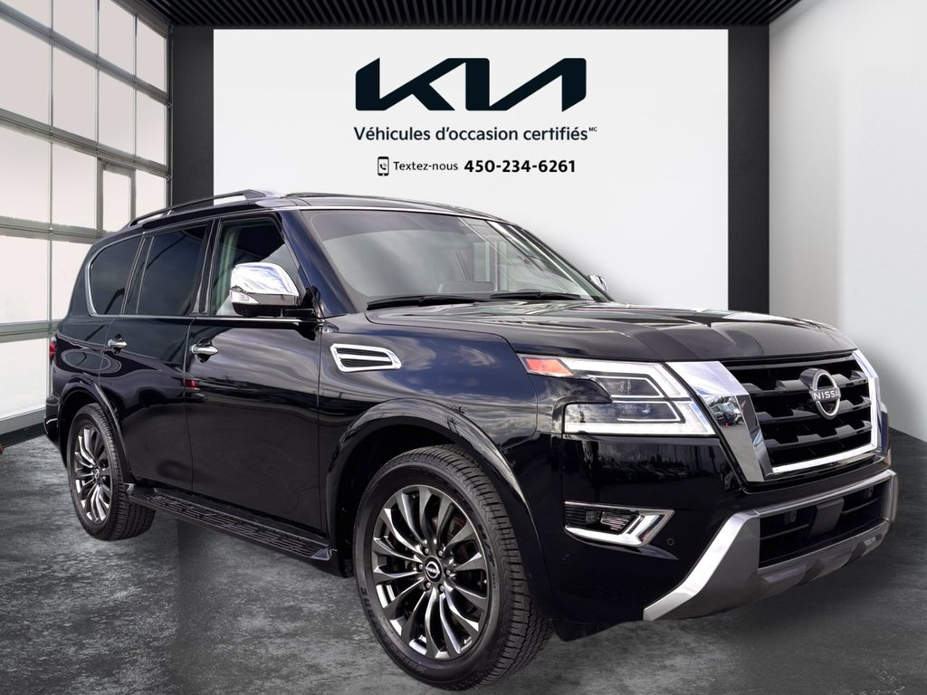 2023 Nissan Armada Platinum, JAMAIS ACCIDENTÉ, 7 PASSAGERS, TV in Mirabel, Quebec - 51 - w1024h768px