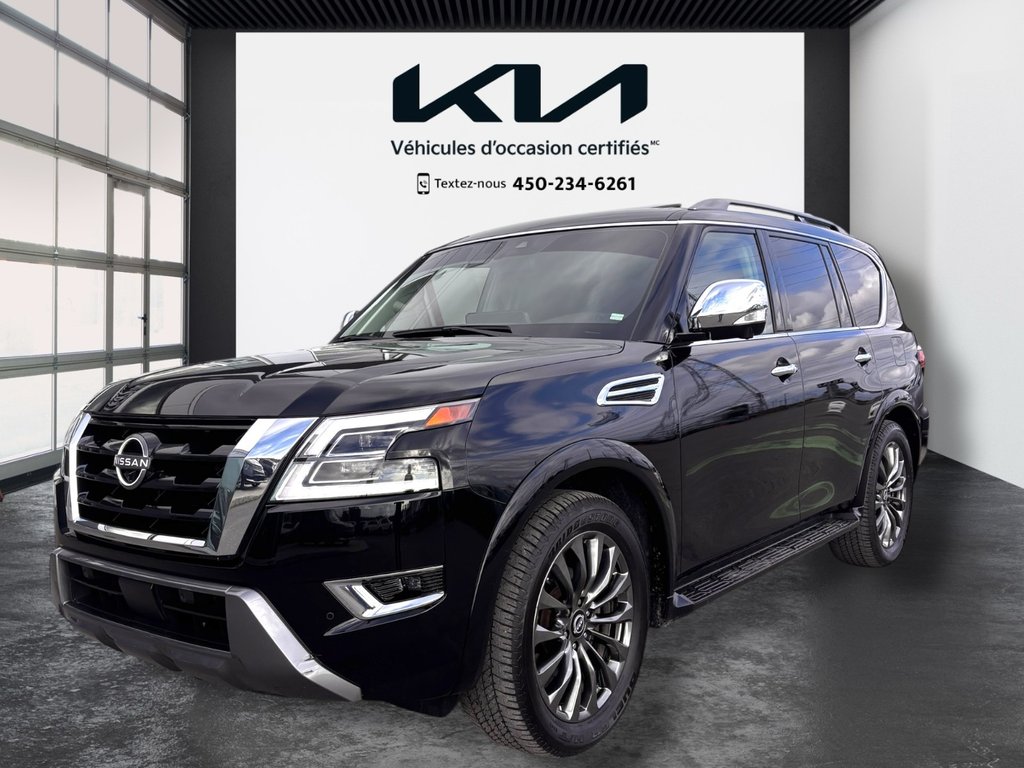 2023 Nissan Armada Platinum, JAMAIS ACCIDENTÉ, 7 PASSAGERS, TV in Mirabel, Quebec - 1 - w1024h768px