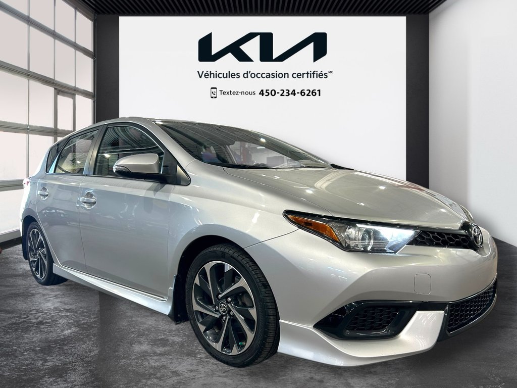 Toyota Corolla iM CVT, JAMAIS ACCIDENTÉ, 8 PNEUS, AUTOMATIQUE 2017 à Mirabel, Québec - 32 - w1024h768px