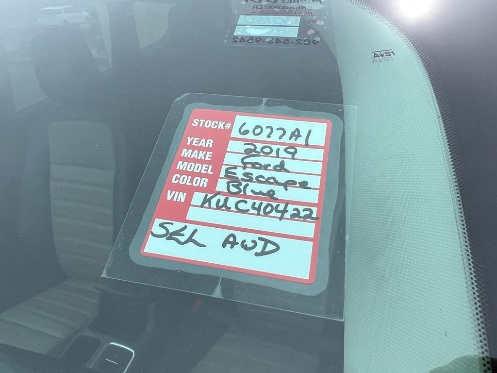 Ford Escape SEL | Cam | USB | HtdSeats | Bluetooth | Keyless 2019 à Bridgewater, Nouveau-Brunswick - 16 - w1024h768px