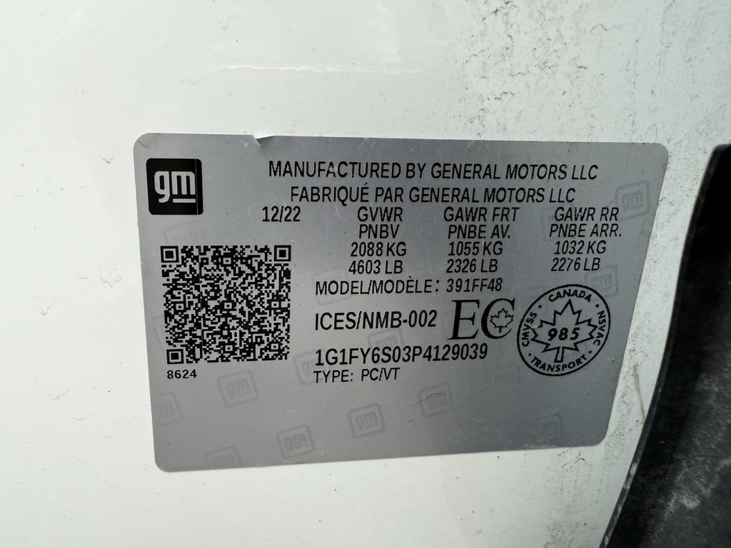 Chevrolet Bolt EUV LT 2023 à Amqui, Québec - 21 - w1024h768px