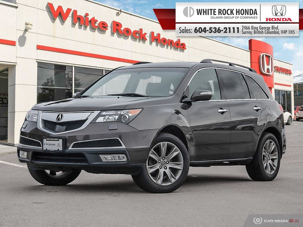 White Rock Honda 2012 Acura Mdx Elite Pkg By6396a