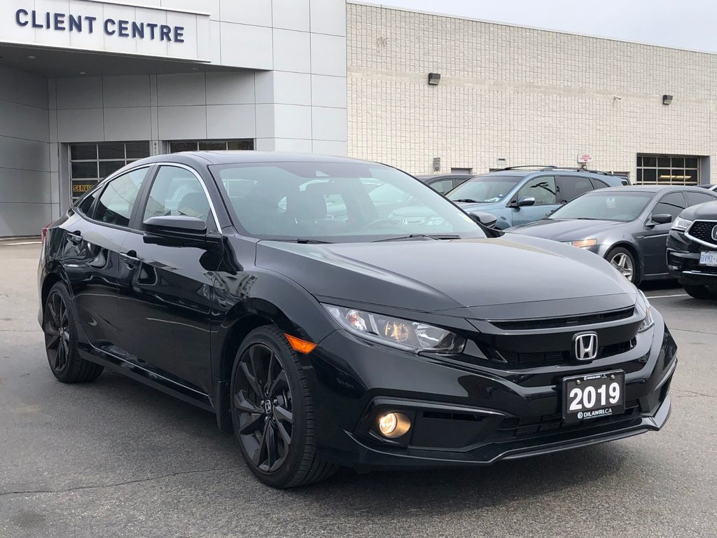 Markham Acura 2019 Honda Civic Sedan Sport Cvt D3986a