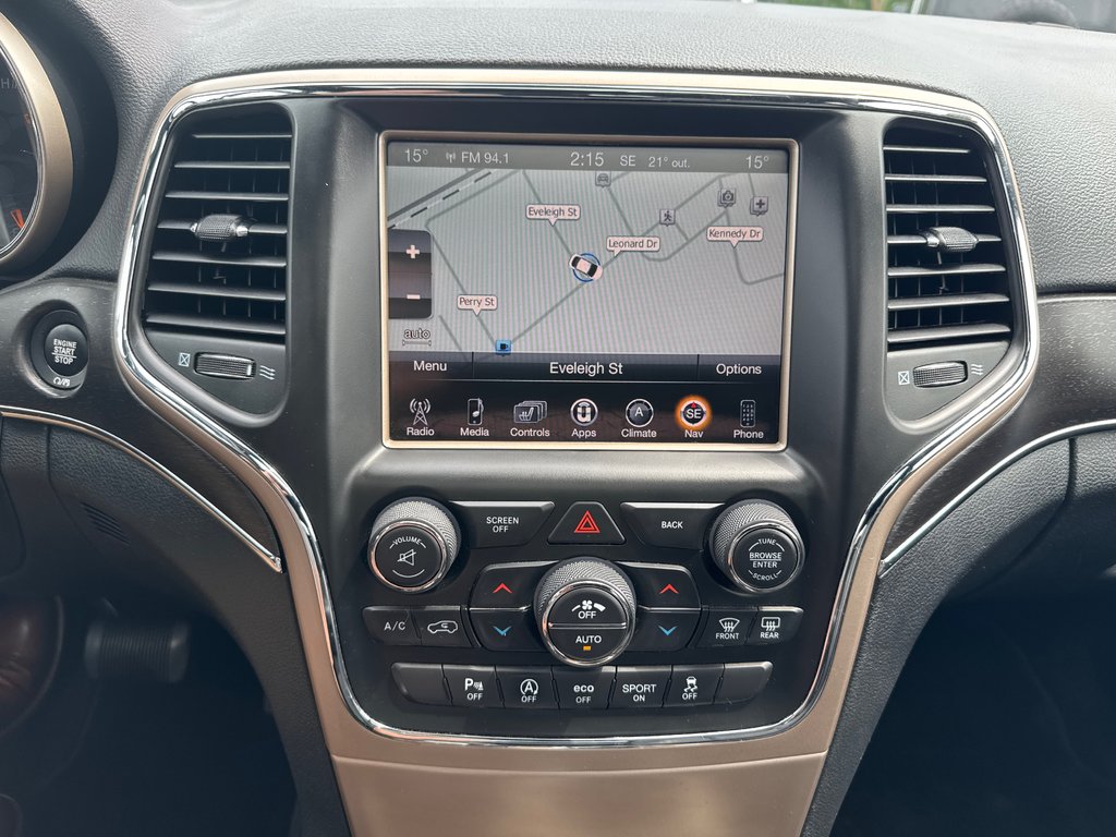 2016 Jeep Grand Cherokee LIMITED in Sussex, New Brunswick - 31 - w1024h768px
