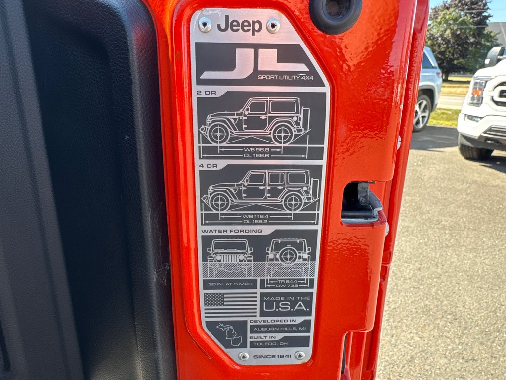 2019 Jeep Wrangler Sport in Sussex, New Brunswick - 32 - w1024h768px