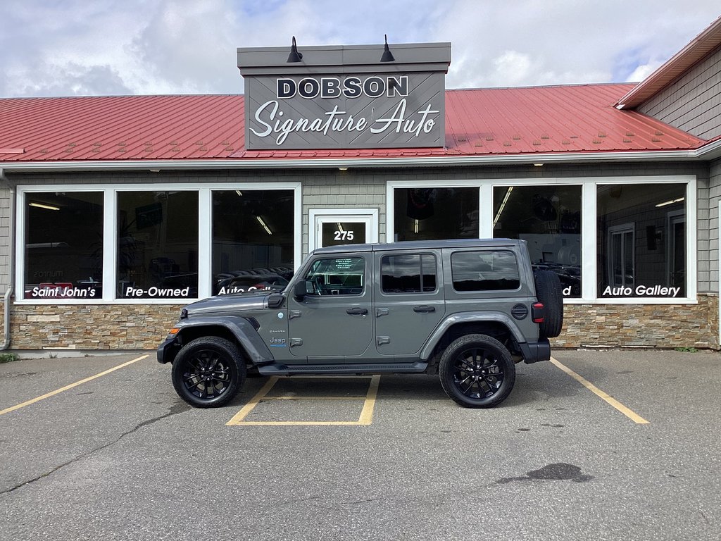 2021 Jeep WRANGLER 4XE UNLIMITED SAHARA in Saint John, New Brunswick - 1 - w1024h768px
