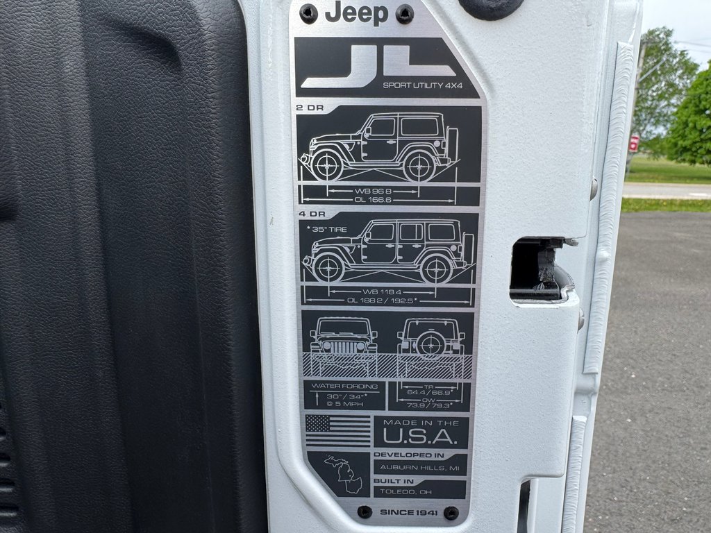 2025 Jeep Wrangler SPORT in Sussex, New Brunswick - 35 - w1024h768px