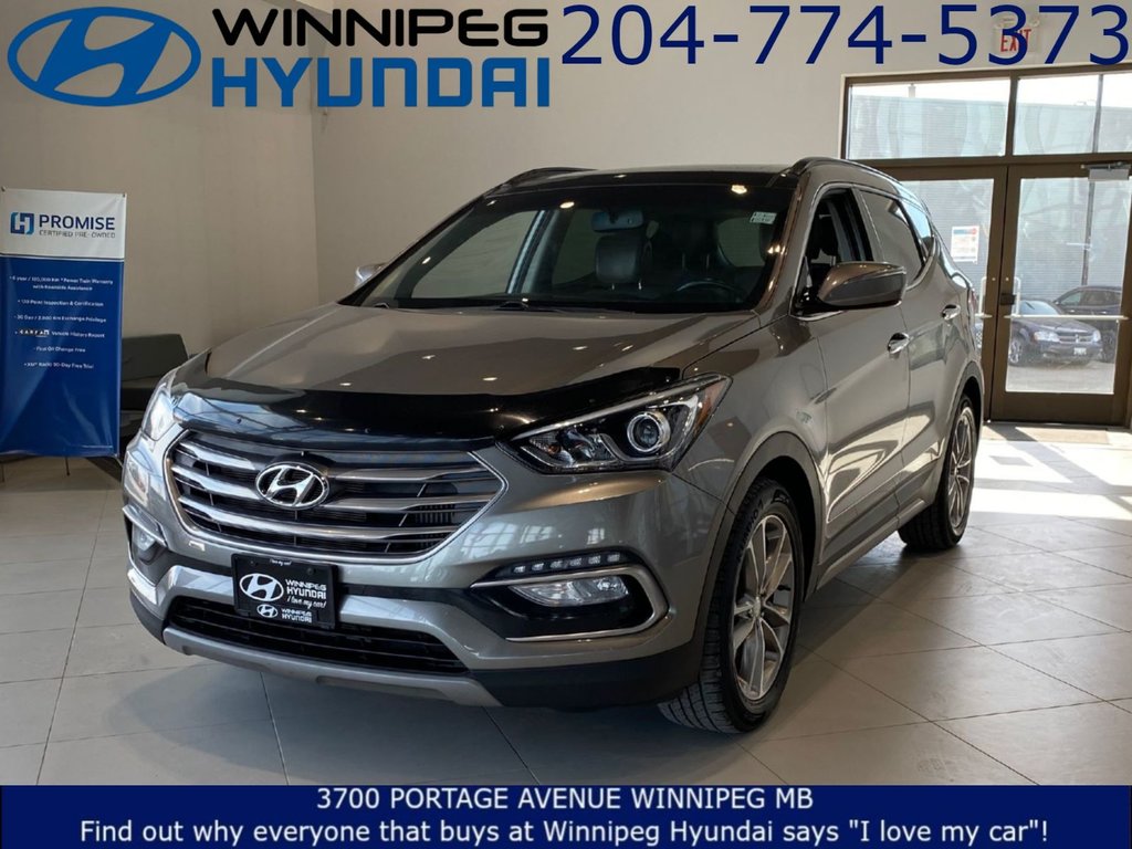 Winnipeg Hyundai 2017 Hyundai Santa Fe LIMITED Heated front and