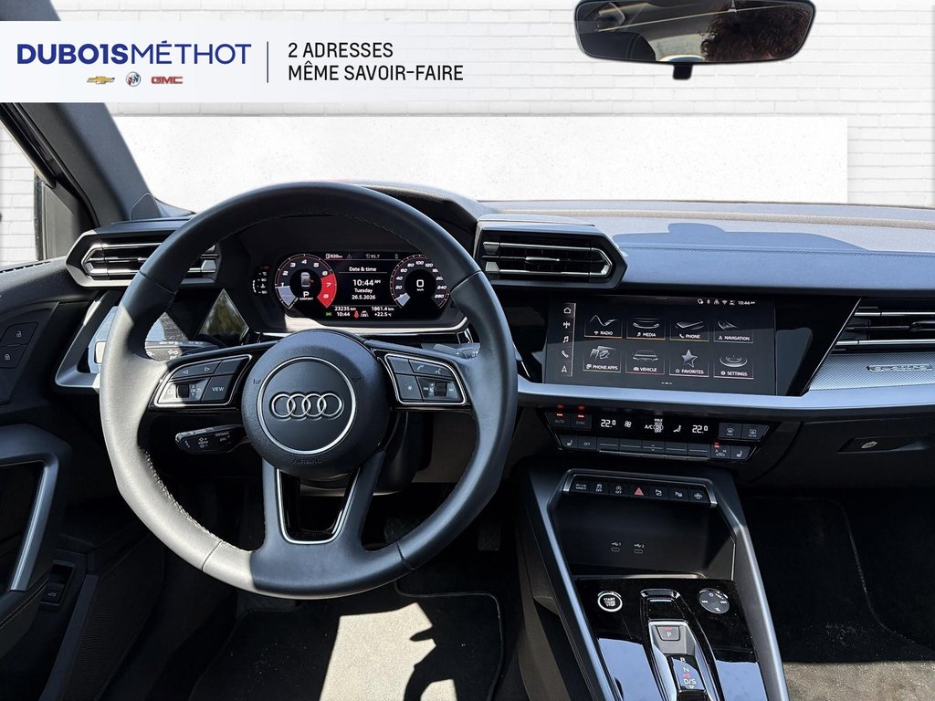Audi A3 Sedan KOMFORT, 2.0L, QUATTRO, TOIT, CUIR !!! 2026 à Victoriaville, Québec - 15 - w1024h768px