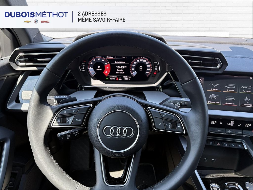 Audi A3 Sedan KOMFORT, 2.0L, QUATTRO, TOIT, CUIR !!! 2026 à Victoriaville, Québec - 22 - w1024h768px