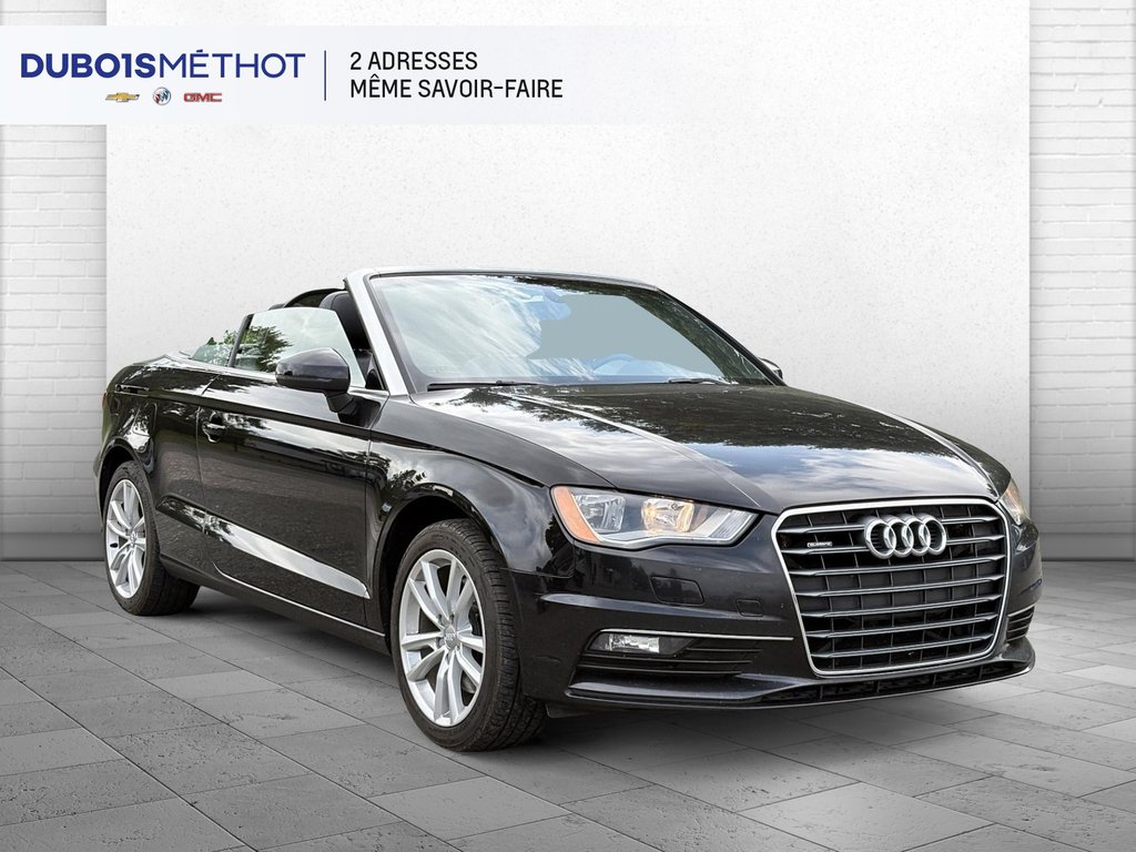 Audi A3 TECHNIK , CONVERTIBLE, 2.0T, CUIR !!! 2015 à Plessisville, Québec - 9 - w1024h768px