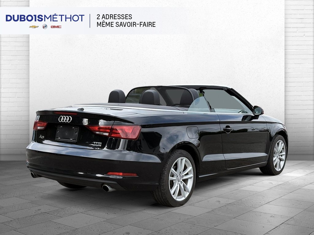 Audi A3 TECHNIK , CONVERTIBLE, 2.0T, CUIR !!! 2015 à Plessisville, Québec - 7 - w1024h768px
