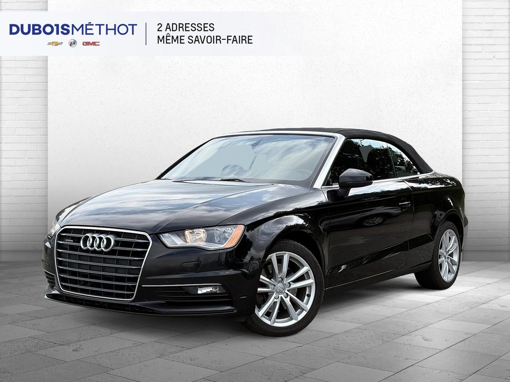 Audi A3 TECHNIK , CONVERTIBLE, 2.0T, CUIR !!! 2015 à Plessisville, Québec - 10 - w1024h768px