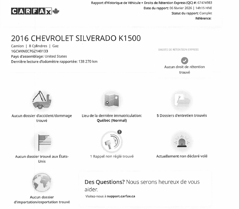 Chevrolet Silverado 1500 LS, CABINE DOUBLE, V8 5.3L, 4X4, 6 PLACES !!! 2016 à Victoriaville, Québec - 2 - w1024h768px