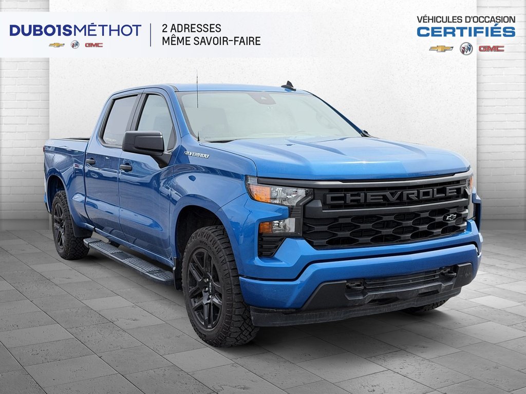 2022 Chevrolet Silverado 1500 CUSTOM, 2.7L TURBO, CREW, 4X4, CARPLAY CAMERA !!! in Victoriaville, Quebec - 9 - w1024h768px