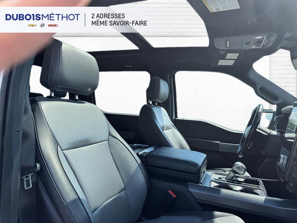 Ford F-150 Lightning LARIAT 100% ELECTRIQUE GROSSE BATTERIE CUIR TOIT ! 2023 à Plessisville, Québec - 16 - w1024h768px
