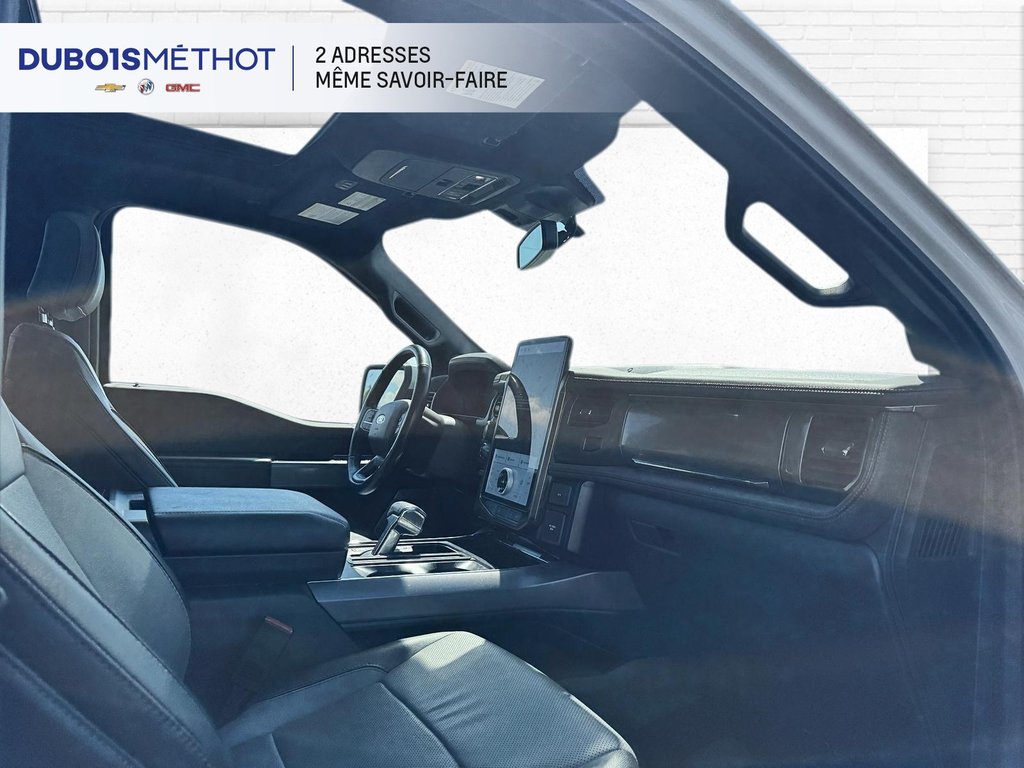 Ford F-150 Lightning LARIAT 100% ELECTRIQUE GROSSE BATTERIE CUIR TOIT ! 2023 à Plessisville, Québec - 15 - w1024h768px