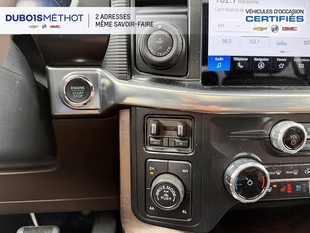 Ford F-150 KING RANCH, V6 3.5L ECOBOOST , CUIR, TOIT, GPS !!! 2025 à Victoriaville, Québec - 33 - w1024h768px
