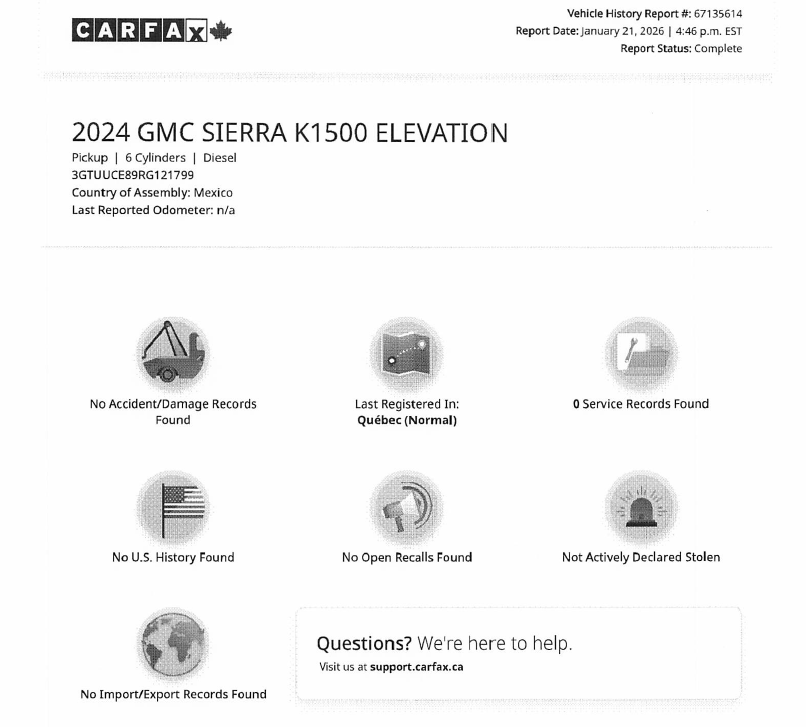 GMC Sierra 1500 ELEVATION, DURAMAX, CREW, 3.0L DIESEL, X31 !!! 2024 à Victoriaville, Québec - 2 - w1024h768px