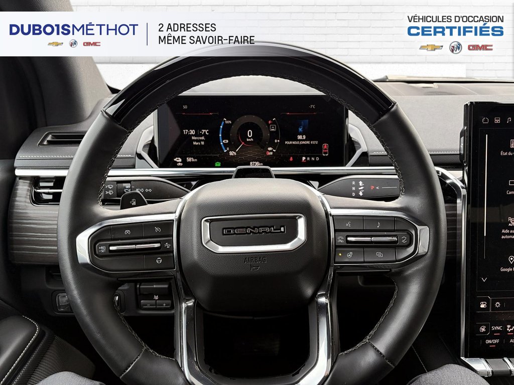 GMC Sierra EV DENALI EV AUTONOMIE PROLONGE, CAMION 100% EV 2025 à Victoriaville, Québec - 23 - w1024h768px