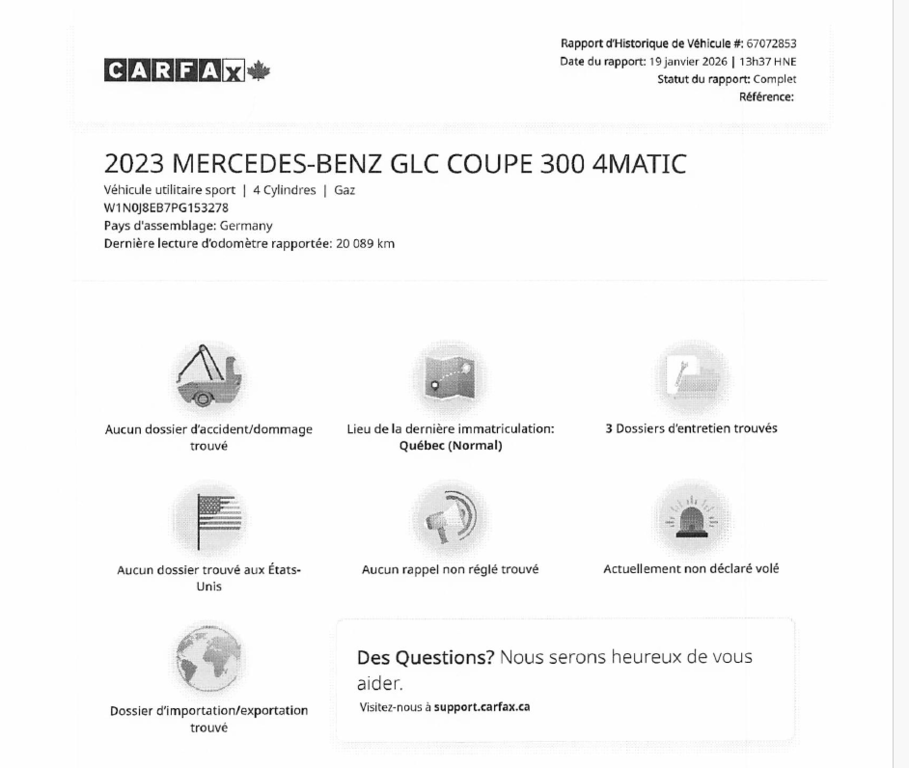 Mercedes-Benz GLC 300, 4 MATIC 2023 à Plessisville, Québec - 2 - w1024h768px