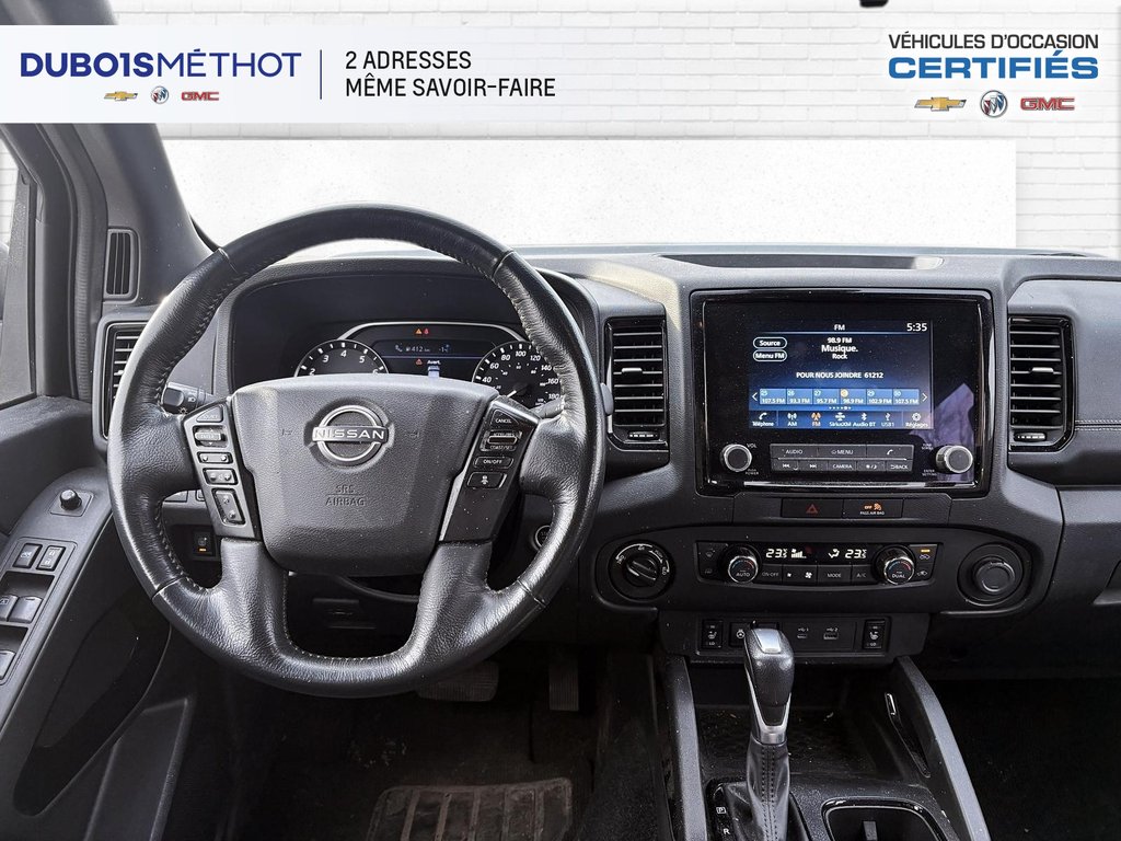 Nissan Frontier SV MIDNIGHT, 4X4, CREW, SIEGES + VOLANT CHAUFFANT 2023 à Victoriaville, Québec - 8 - w1024h768px