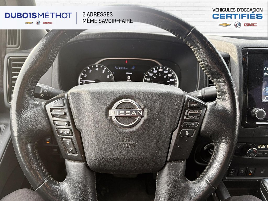 Nissan Frontier SV MIDNIGHT, 4X4, CREW, SIEGES + VOLANT CHAUFFANT 2023 à Victoriaville, Québec - 11 - w1024h768px