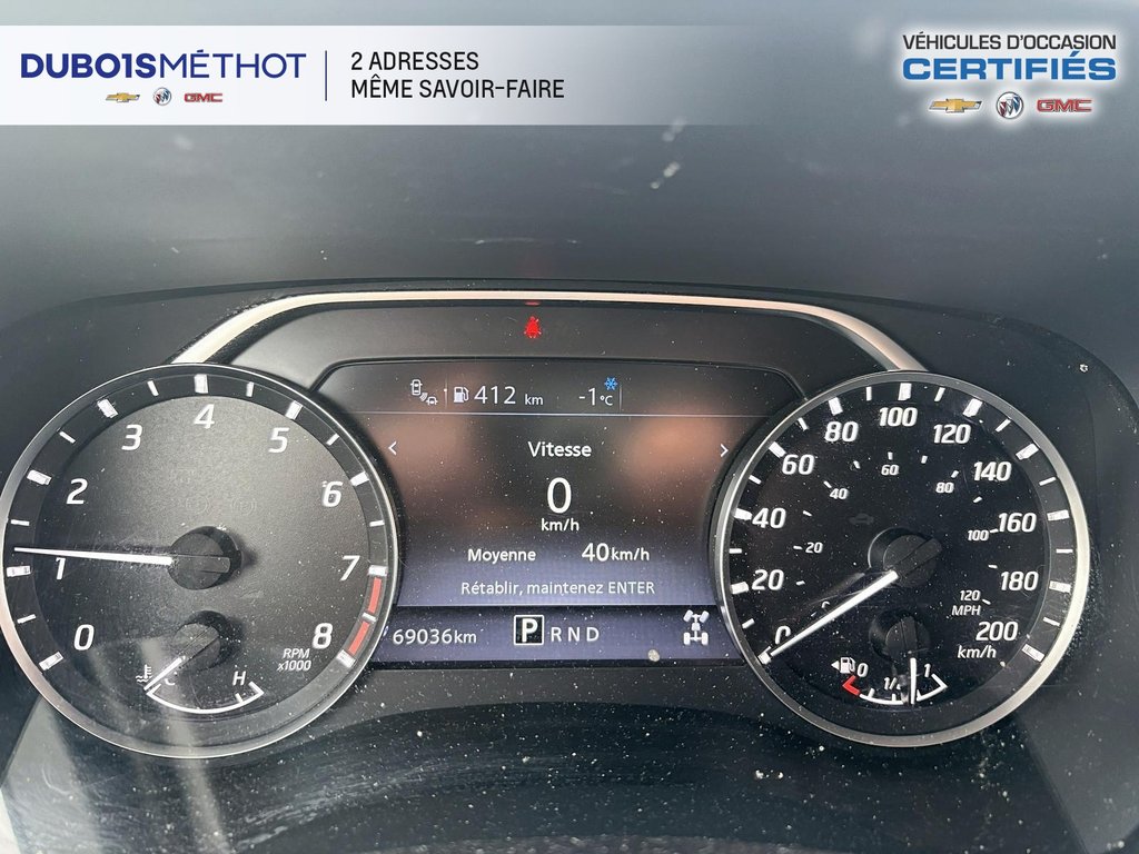 Nissan Frontier SV MIDNIGHT, 4X4, CREW, SIEGES + VOLANT CHAUFFANT 2023 à Victoriaville, Québec - 13 - w1024h768px