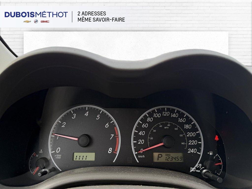 Toyota Corolla AUTOMATIQUE, 1.8L BERLINE, VOITURE ABORDABLE !!! 2010 à Plessisville, Québec - 15 - w1024h768px