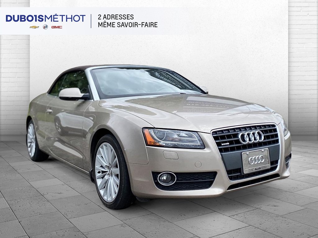 Audi A5 2.0LPREMIUM PLUS, CONVERTIBLE, CUIR !!! 2011 à Plessisville, Québec - 11 - w1024h768px