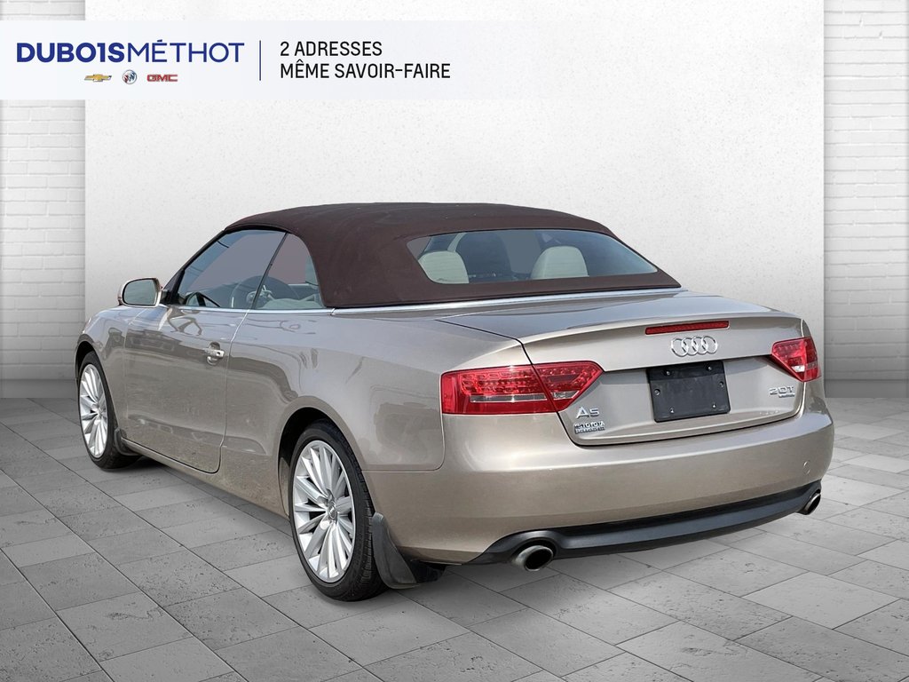 Audi A5 2.0LPREMIUM PLUS, CONVERTIBLE, CUIR !!! 2011 à Victoriaville, Québec - 12 - w1024h768px