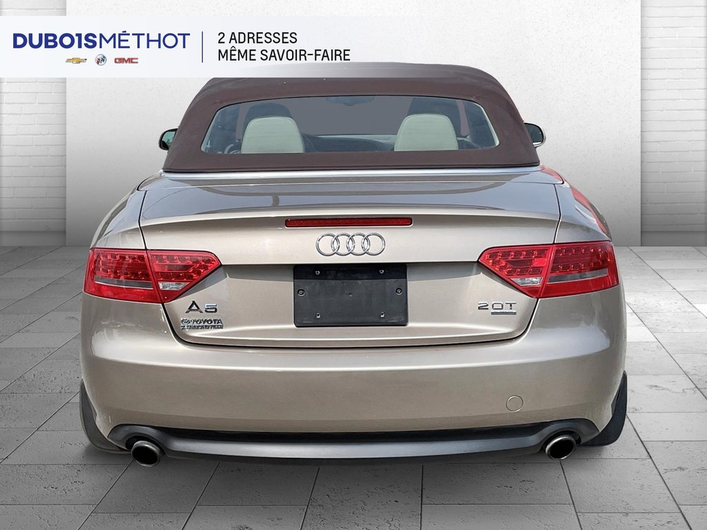 Audi A5 2.0LPREMIUM PLUS, CONVERTIBLE, CUIR !!! 2011 à Victoriaville, Québec - 13 - w1024h768px