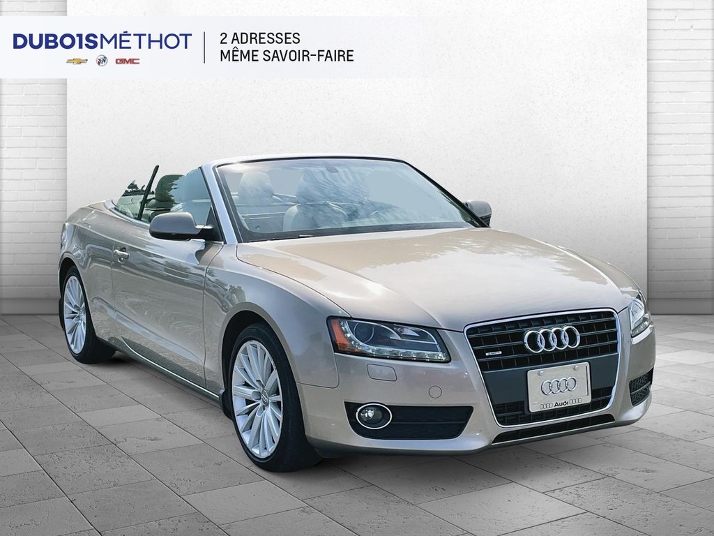 Audi A5 2.0LPREMIUM PLUS, CONVERTIBLE, CUIR !!! 2011 à Victoriaville, Québec - 9 - w1024h768px