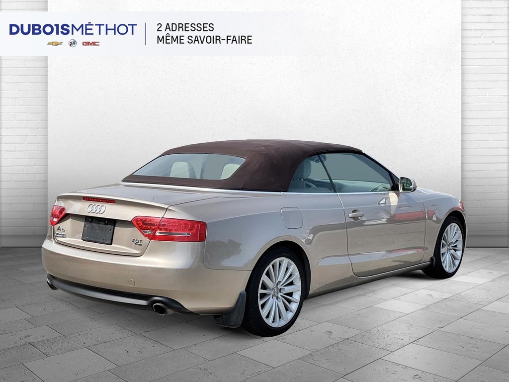 Audi A5 2.0LPREMIUM PLUS, CONVERTIBLE, CUIR !!! 2011 à Victoriaville, Québec - 14 - w1024h768px