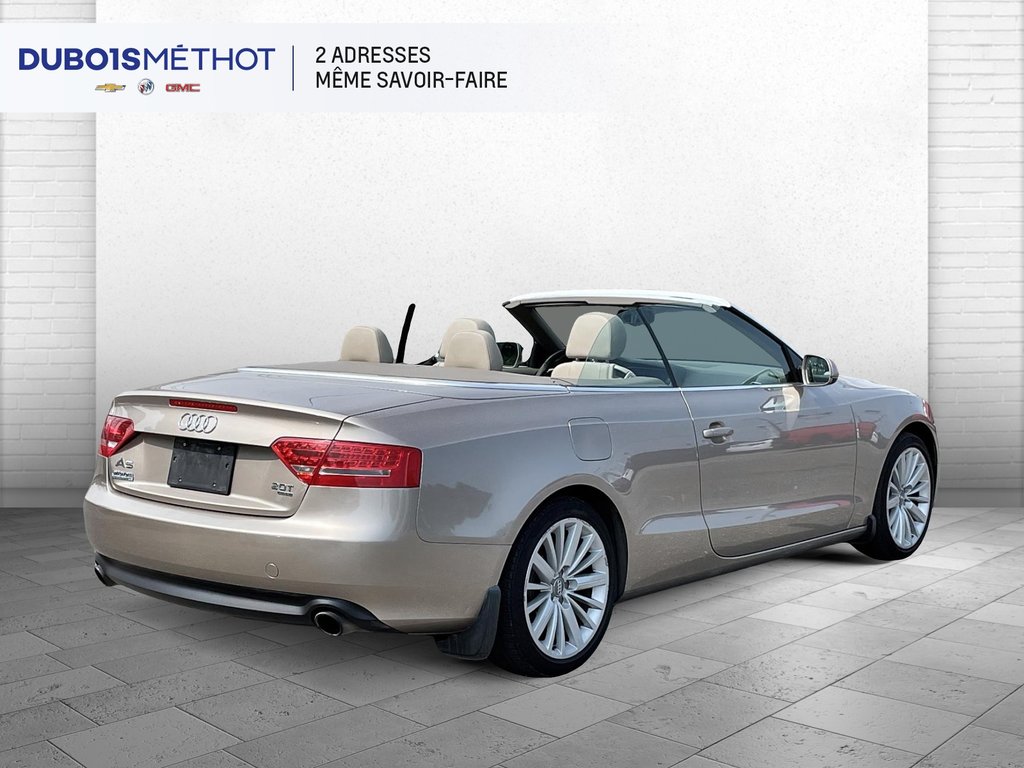 Audi A5 2.0LPREMIUM PLUS, CONVERTIBLE, CUIR !!! 2011 à Victoriaville, Québec - 7 - w1024h768px