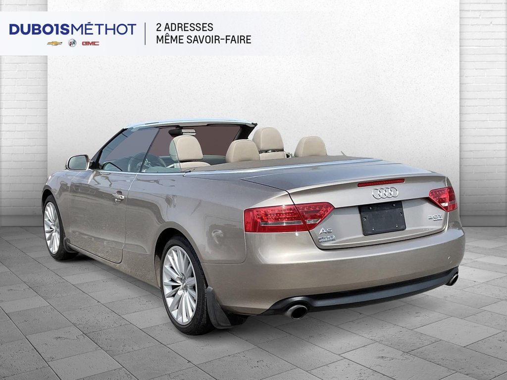 Audi A5 2.0LPREMIUM PLUS, CONVERTIBLE, CUIR !!! 2011 à Victoriaville, Québec - 5 - w1024h768px