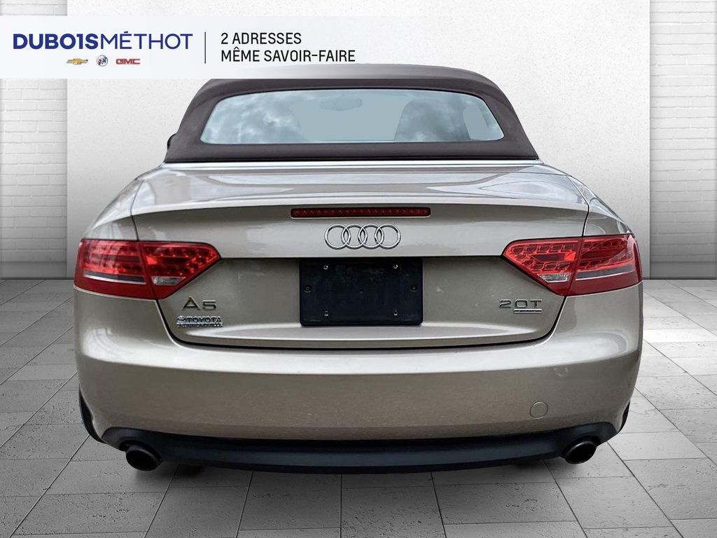 Audi A5 2.0LPREMIUM PLUS, CONVERTIBLE, CUIR !!! 2011 à Plessisville, Québec - 8 - w1024h768px