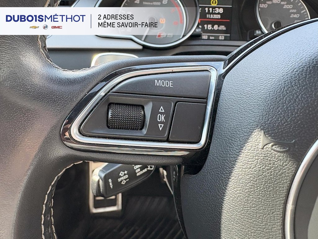 Audi S5 TECHNIK, V6 3.0L SUPERCHARGED, TOIT CUIR GPS B&O ! 2014 à Victoriaville, Québec - 19 - w1024h768px