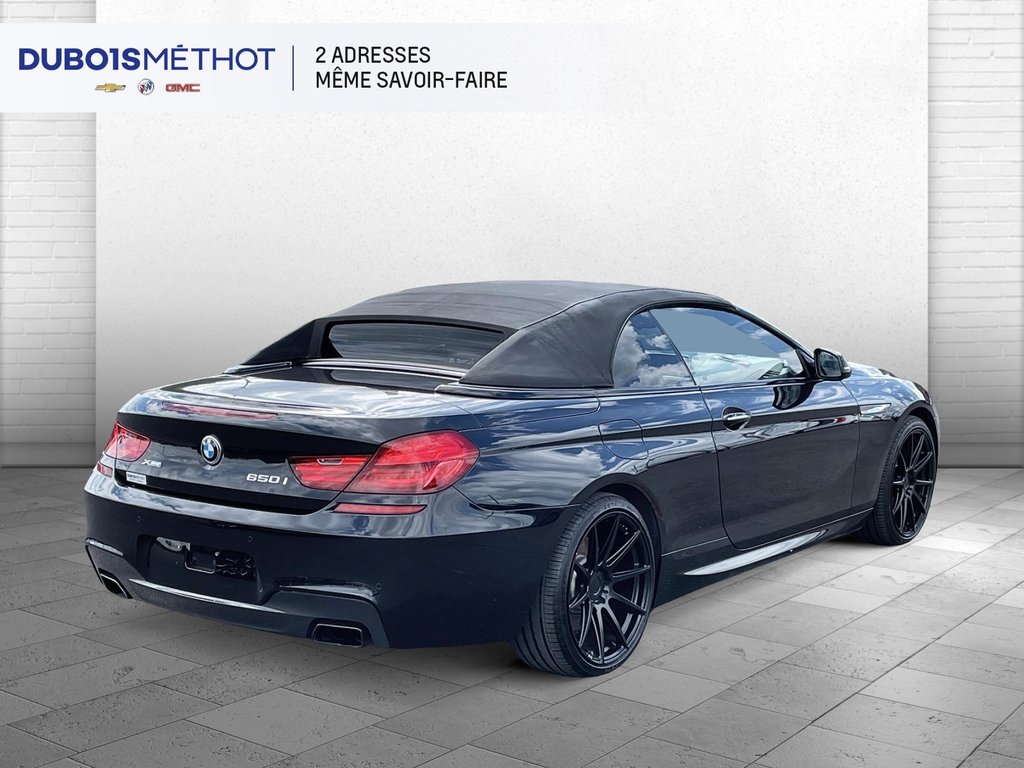 BMW 6 Series 650i xDrive, M CONVERTIBLE, AUTOMATIQUE, 2016 à Plessisville, Québec - 14 - w1024h768px