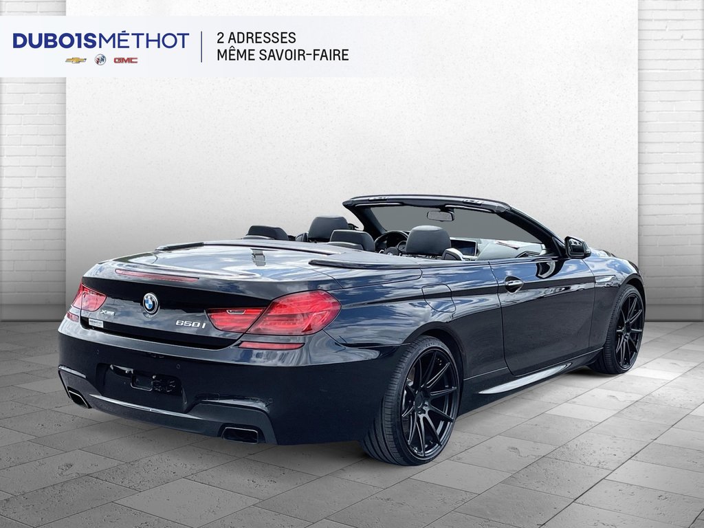 BMW 6 Series 650i xDrive, M CONVERTIBLE, AUTOMATIQUE, 2016 à Plessisville, Québec - 7 - w1024h768px