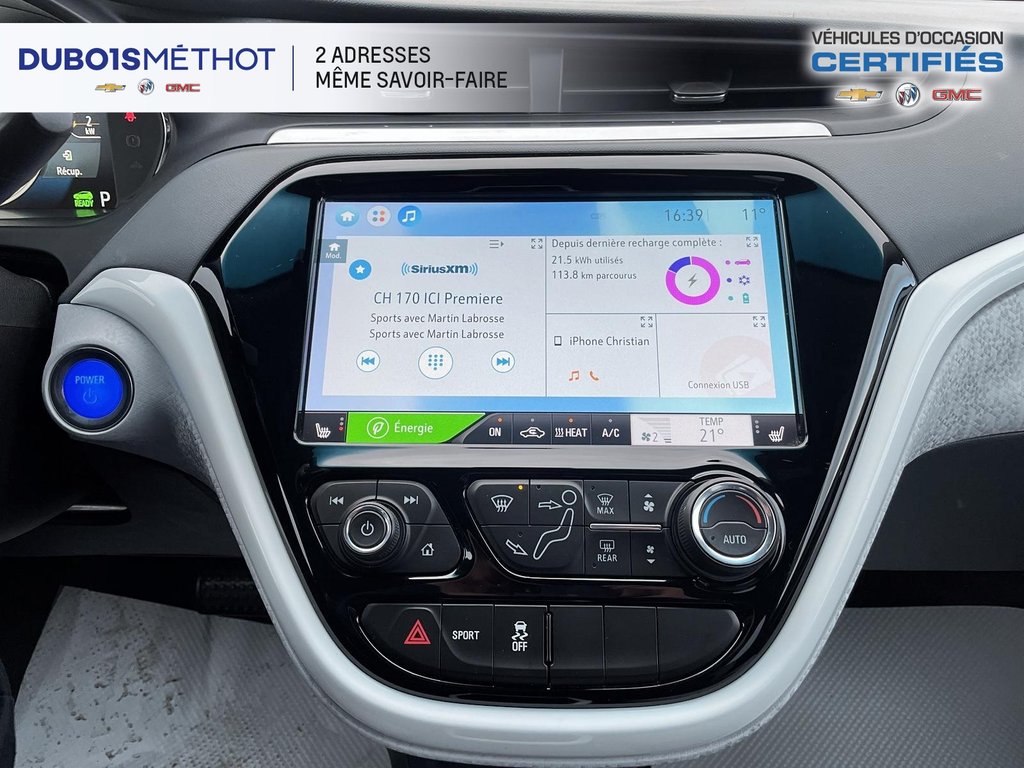 Chevrolet Bolt EV LT EV 100% ELECTRIQUE SIEGES ET VOLANT CHAUFFANT ! 2020 à Victoriaville, Québec - 45 - w1024h768px