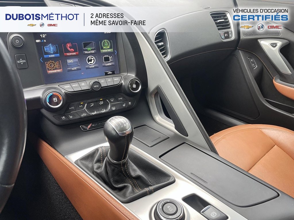 2017 Chevrolet Corvette Z51 2LT, CONVERTIBLE, V8 6.2L, MANUEL  CUIR !!! in Plessisville, Quebec - 26 - w1024h768px