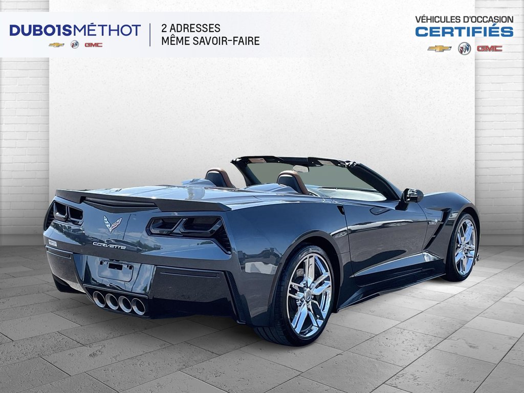 Chevrolet Corvette Z51 2LT, CONVERTIBLE, V8 6.2L, MANUEL  CUIR !!! 2017 à Victoriaville, Québec - 7 - w1024h768px