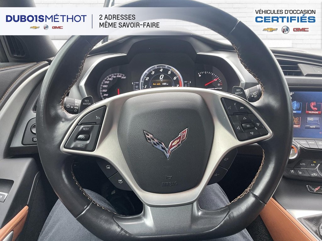 2017 Chevrolet Corvette Z51 2LT, CONVERTIBLE, V8 6.2L, MANUEL  CUIR !!! in Plessisville, Quebec - 30 - w1024h768px