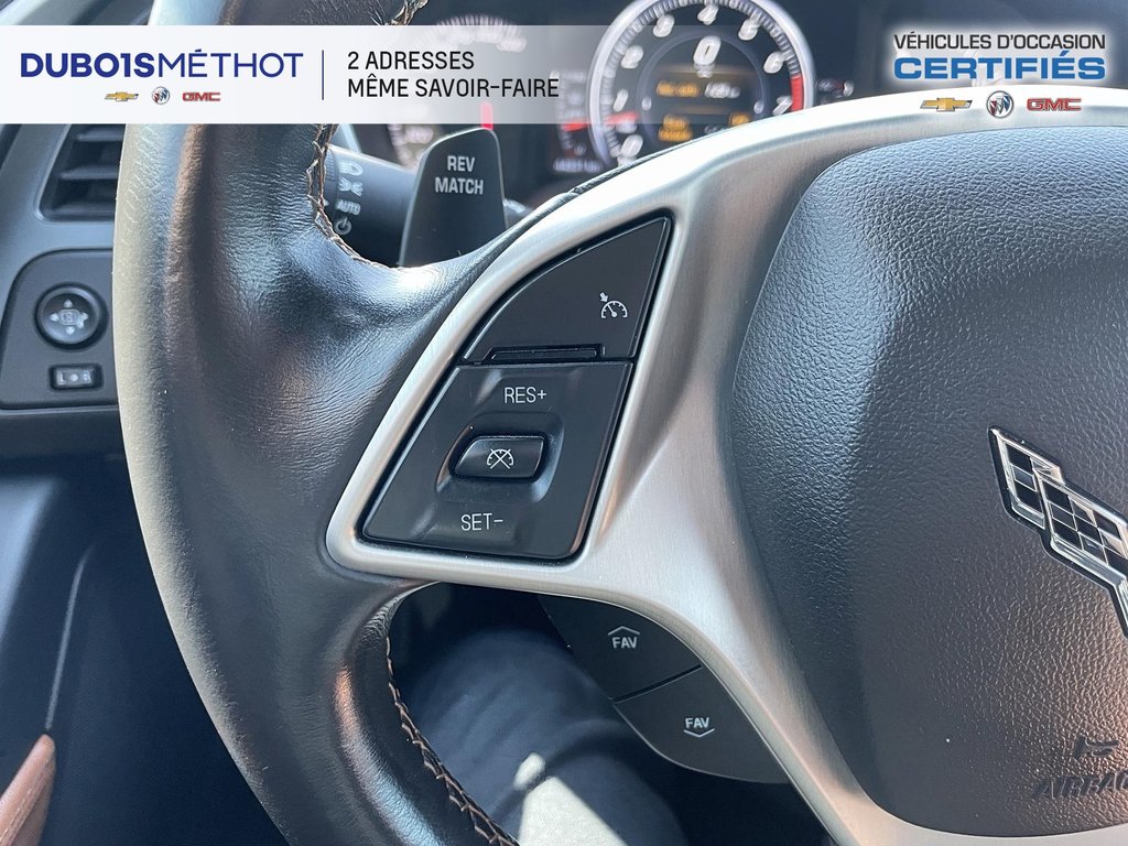 Chevrolet Corvette Z51 2LT, CONVERTIBLE, V8 6.2L, MANUEL  CUIR !!! 2017 à Victoriaville, Québec - 34 - w1024h768px
