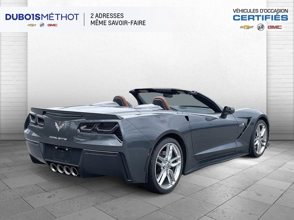 2017 Chevrolet Corvette Z51 2LT, CONVERTIBLE, V8 6.2L, MANUEL  CUIR !!! in Plessisville, Quebec - 7 - w1024h768px